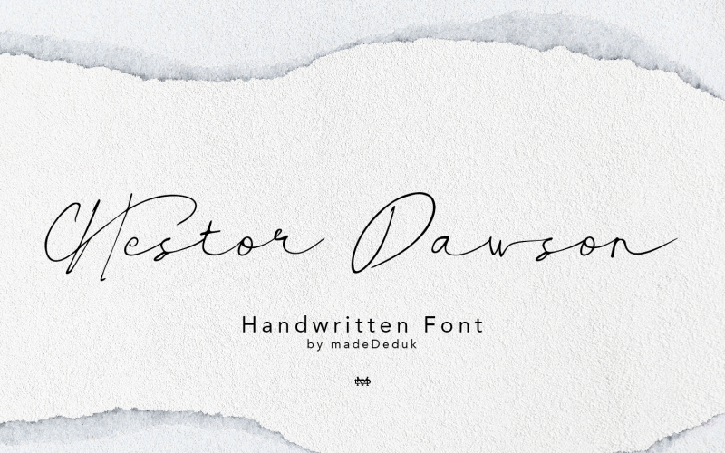 Hestor Dawson - Handgeschreven lettertype