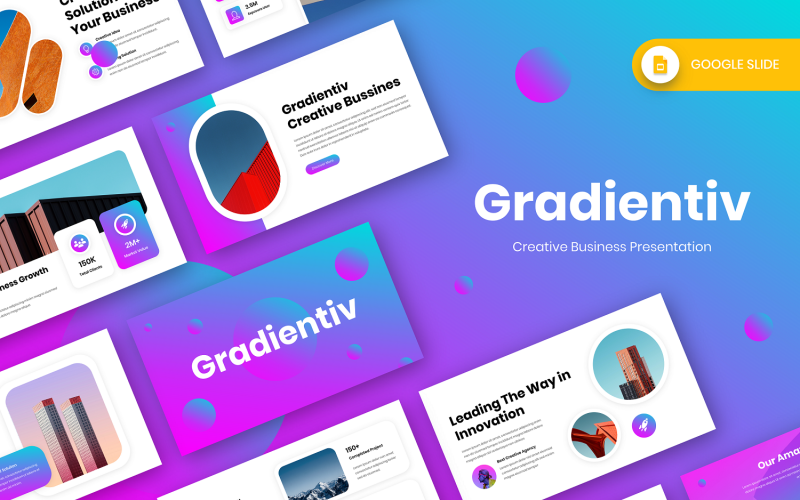Gradientiv - Slide Google de negócios criativos