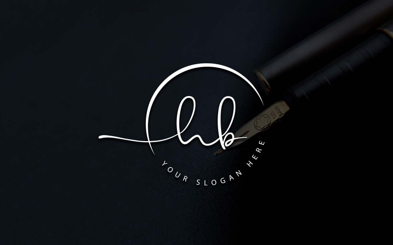 Projektowanie logo w stylu Studio kaligrafii HB