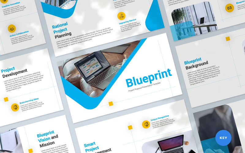 Blueprint - Projektförslag Presentation Keynote Mall