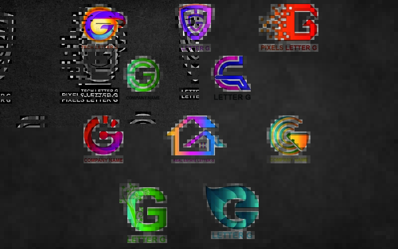 Buchstabe G-Logo-Vorlage für alle Unternehmen und Marken