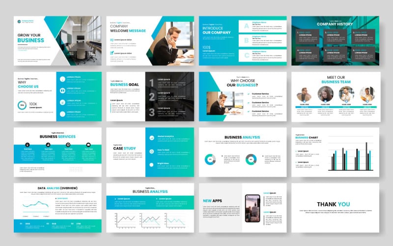 Diapositive di presentazione vettoriale. Design moderno della copertina della brochure. Elementi infografici creativi