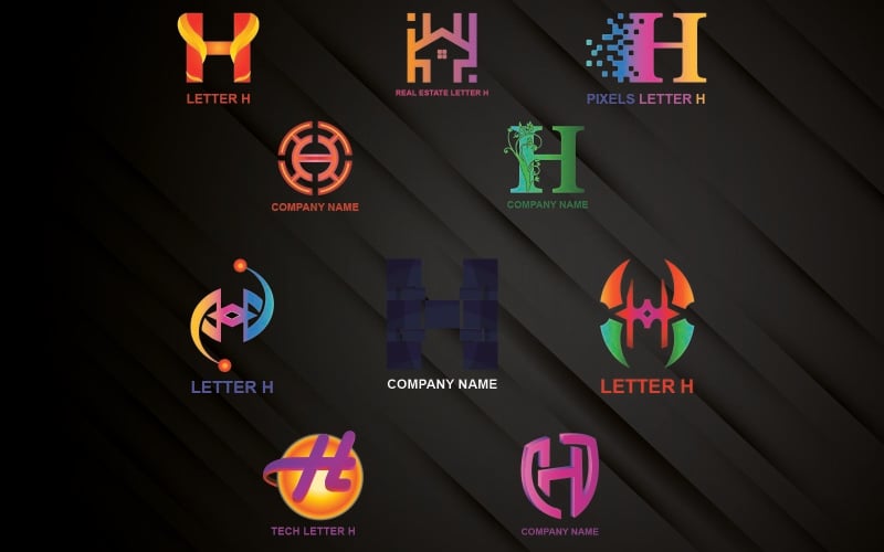 Premium Vector | Letter h logo gamer design initials esports logo design  concept emblem design for esports team