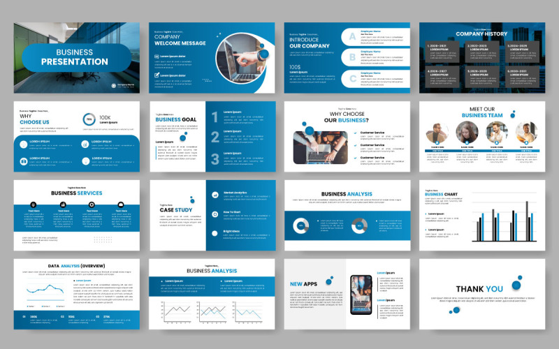 Modèle de diapositives de présentation. Conception de couverture de brochure moderne. Éléments infographiques créatifs