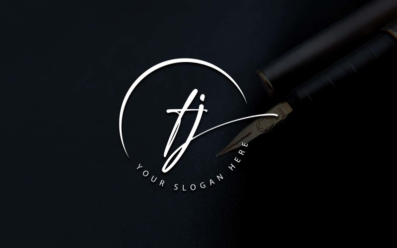 professional line logo design tj Template | PosterMyWall