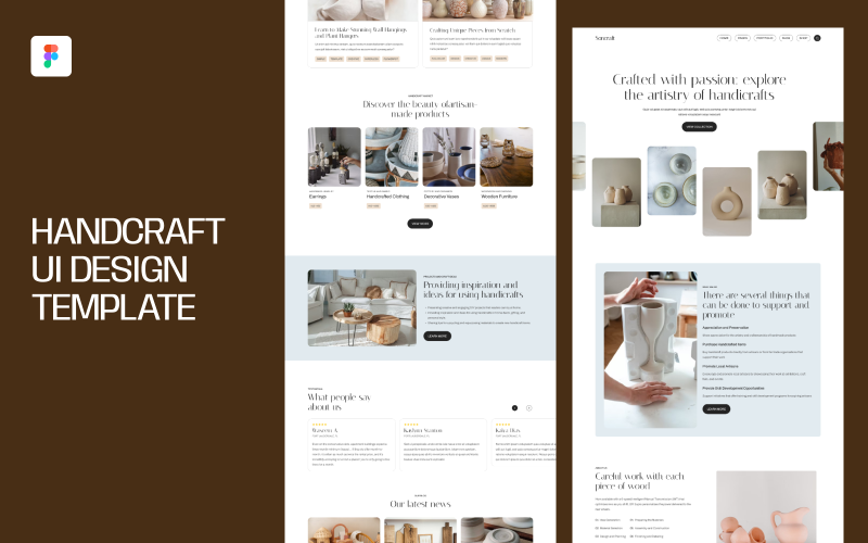 Modèle de conception d'interface utilisateur artisanale