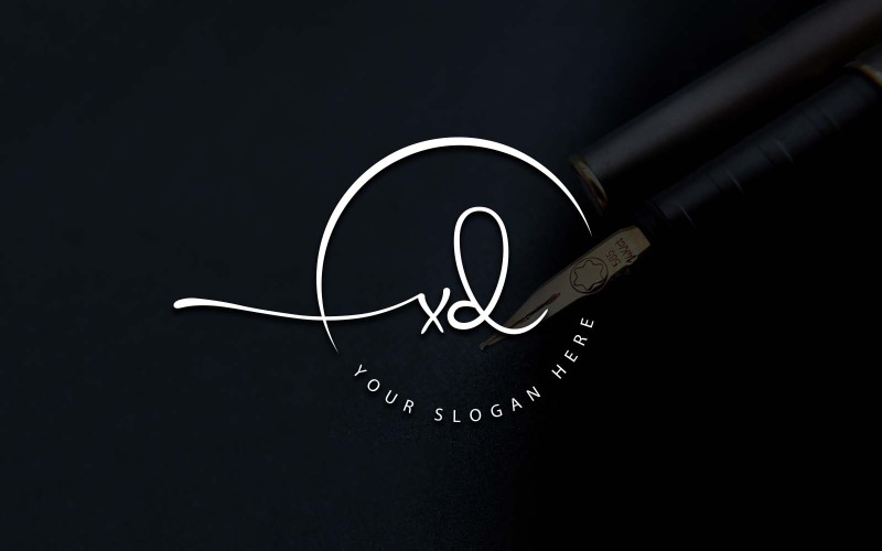 Calligrafia Studio Style XD Lettera Logo Design