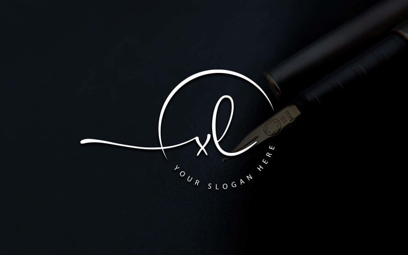 Kalligrafi Studio Style XL Letter Logo Design
