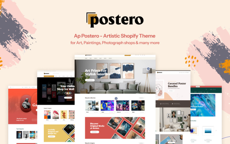 Ap Postero — sklep ze sztuką i obrazami Shopify Theme