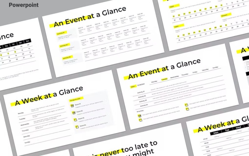 Chronologie simple de gestion de projet Powerpoint