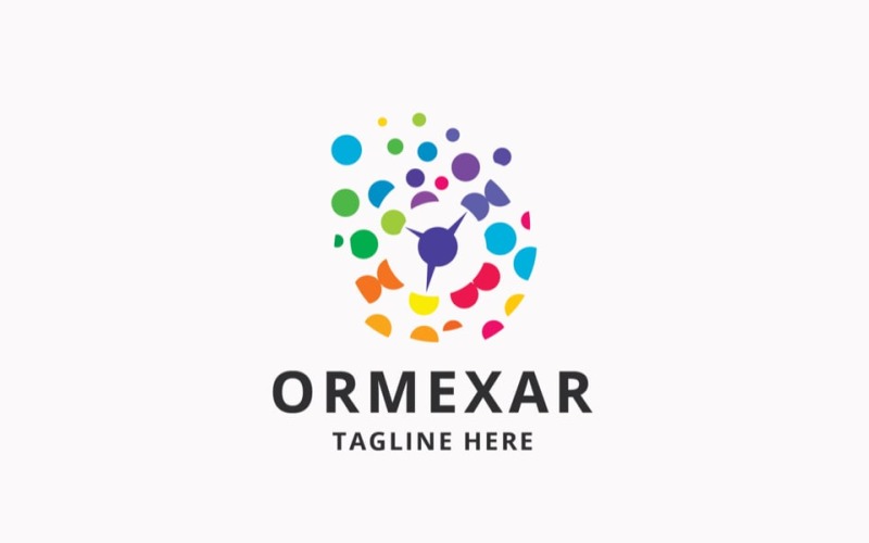 Letter O Ormexar Pro-logo sjabloon