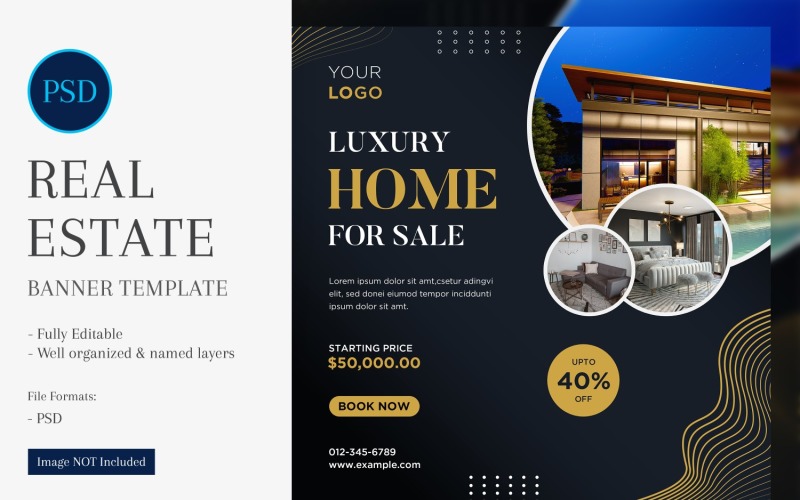 Real Estate Social Media Banner Post Design Mall 69