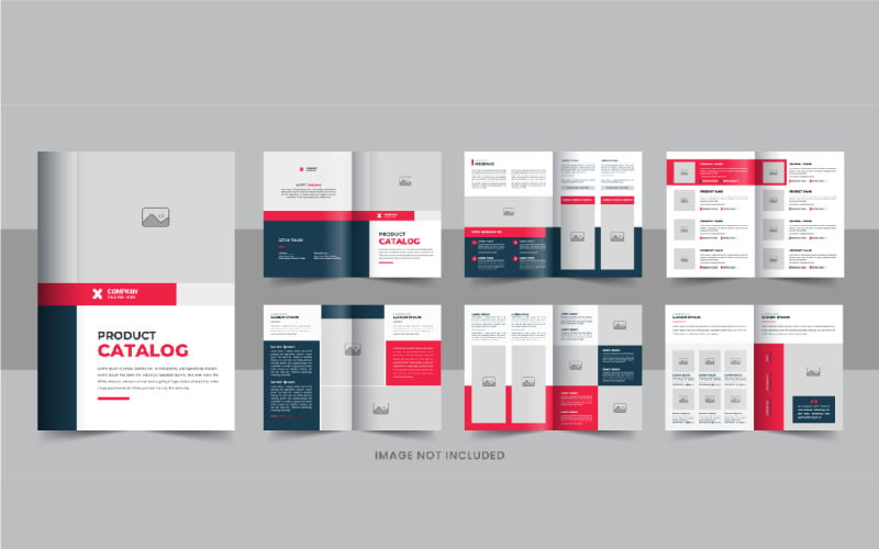 Product Catalog Layout design, catalog template