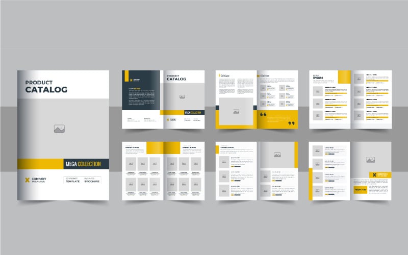 Produktkatalog-Layout-Vorlage, Katalog-Design-Vektor