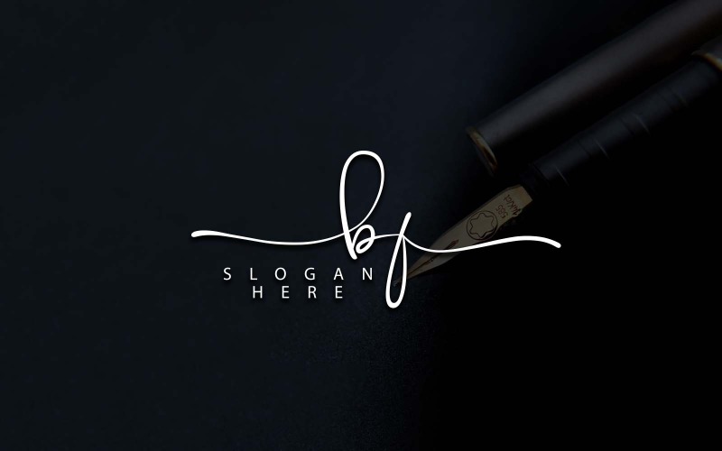 Creatieve fotografie BF brief Logo ontwerp