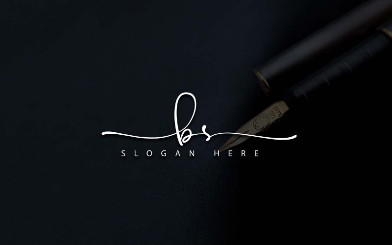 Creatieve fotografie BS brief Logo ontwerp