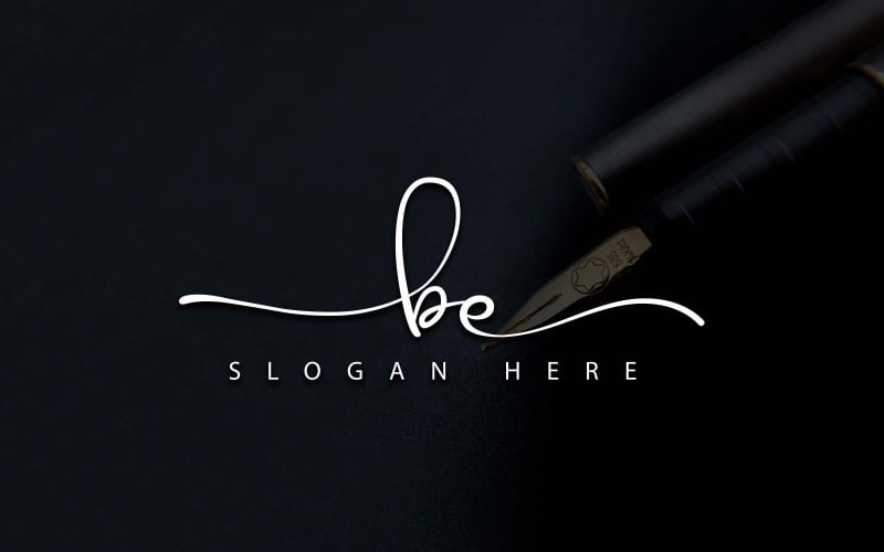 Креативная фотография Дизайн логотипа BE Letter