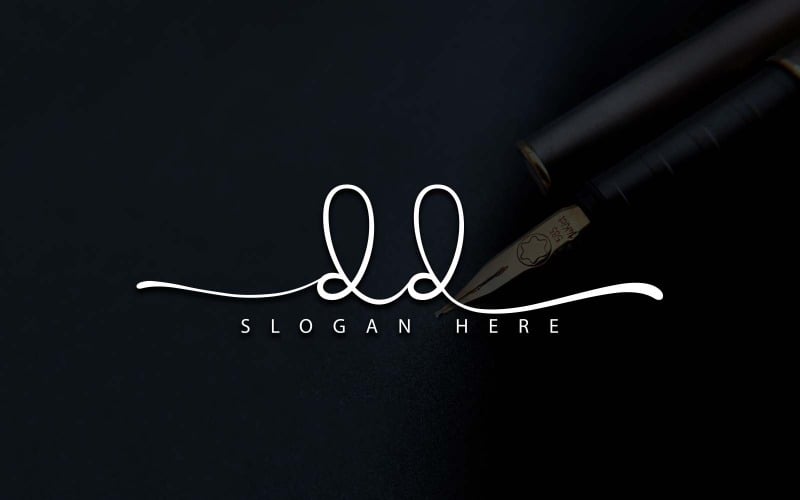 Kreativ fotografi DD Letter Logo Design