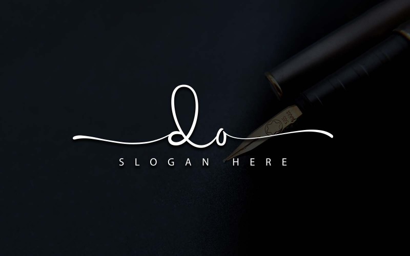 Kreatív fotózás DO Letter Logo Design