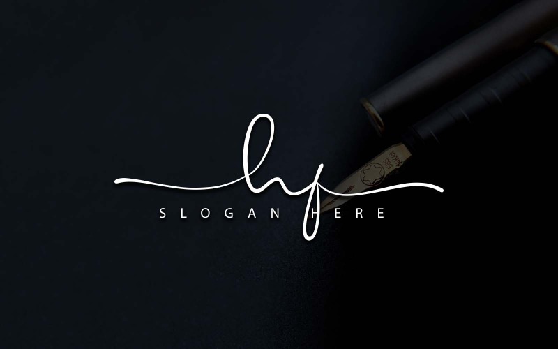 Creatieve fotografie HF brief Logo ontwerp