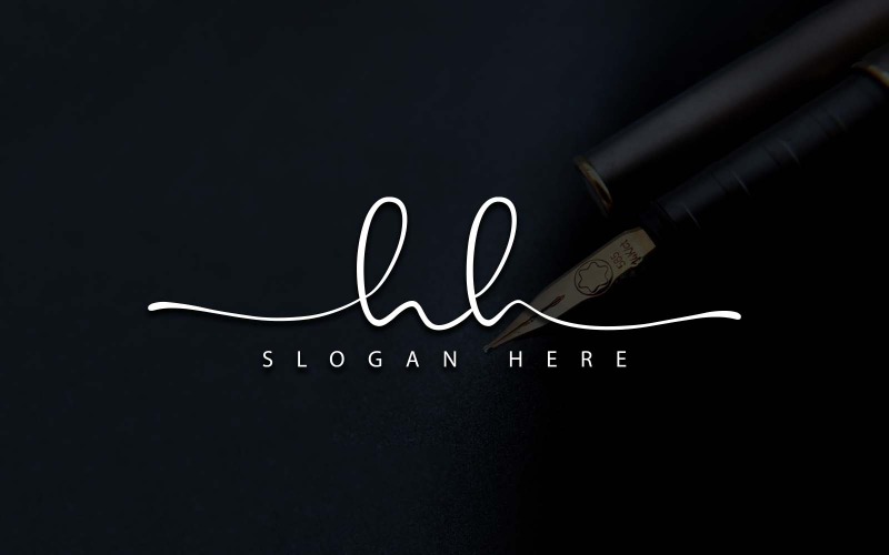 Creatieve fotografie HH brief Logo ontwerp