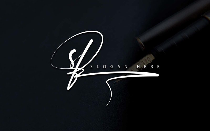 Fotografia creativa SF Lettera Logo Design