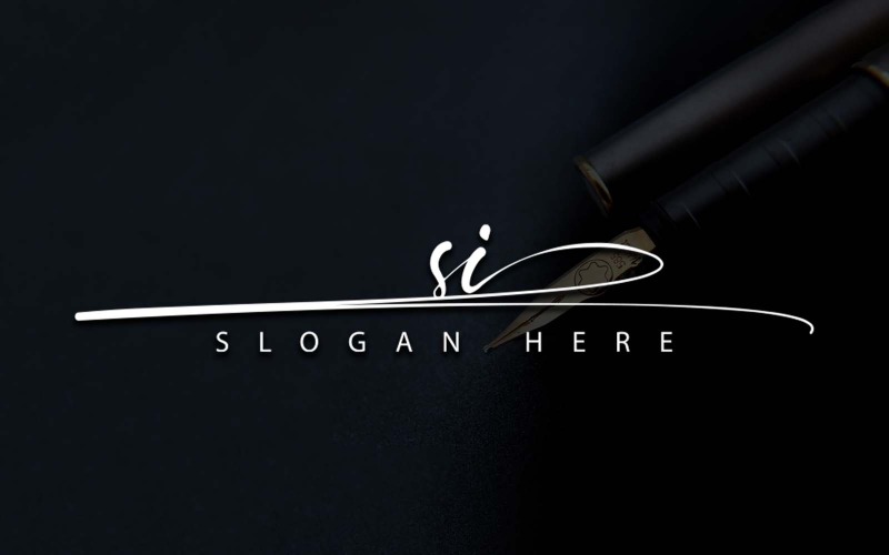 Kreatív fotózás SI Letter Logo Design