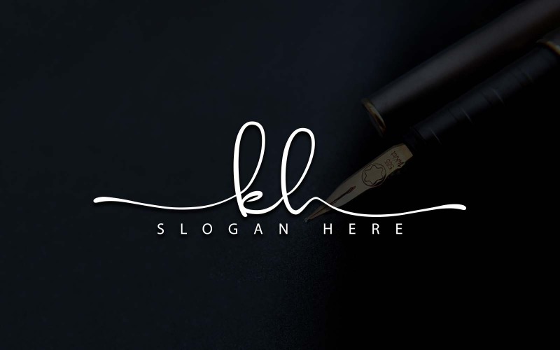 Kreatives Foto-KH-Letter-Logo-Design