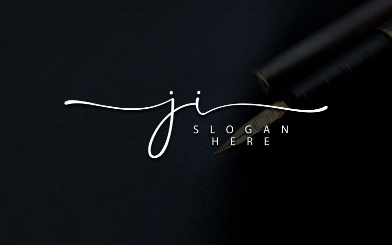 Креативная фотография Дизайн логотипа буквы JI