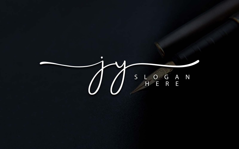 Photographie créative Création de logo avec lettre JY