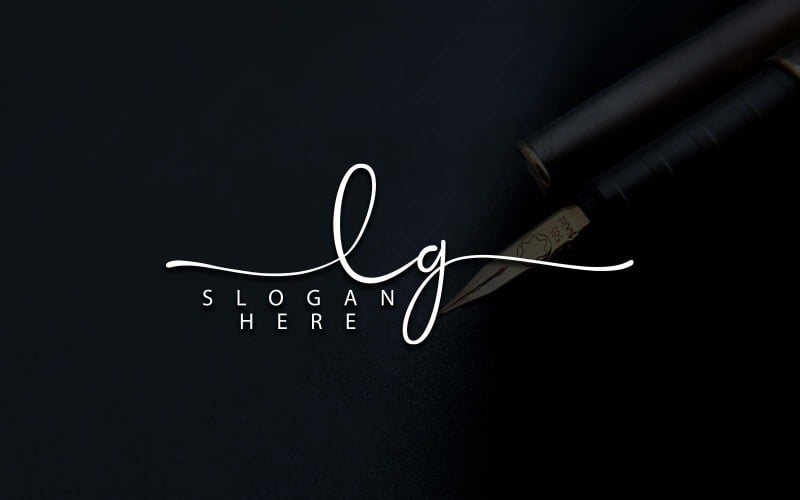 创意摄影 LG 字母标志设计