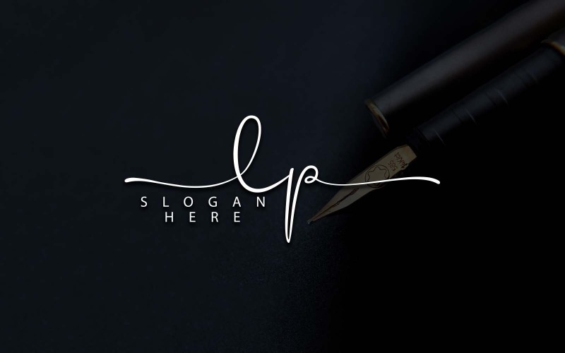 Fotografia creativa LP Letter Logo Design