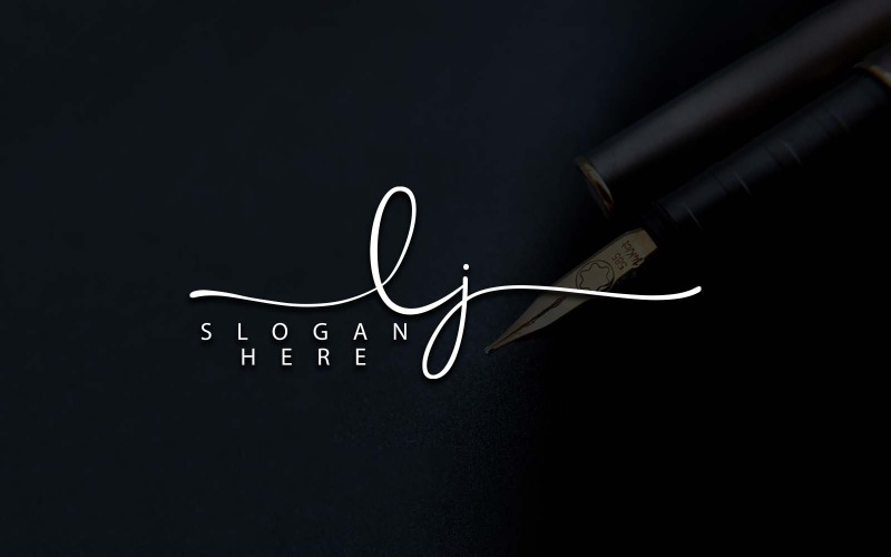 Kreativ fotografi LJ Letter Logo Design