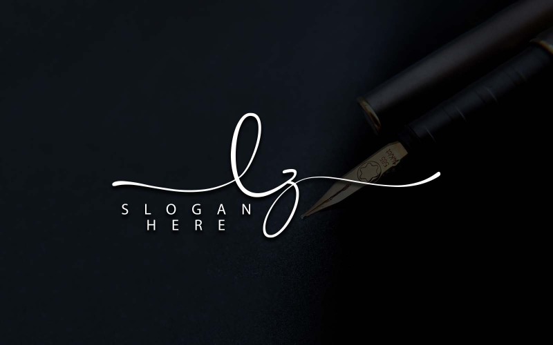 Kreativ fotografi LZ Letter Logo Design