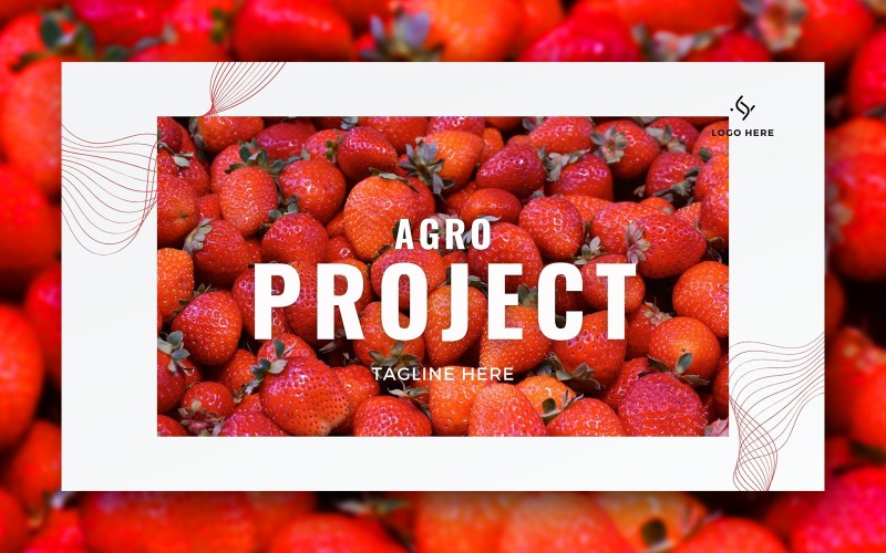 Agro Farming PowerPoint-presentation för projekt