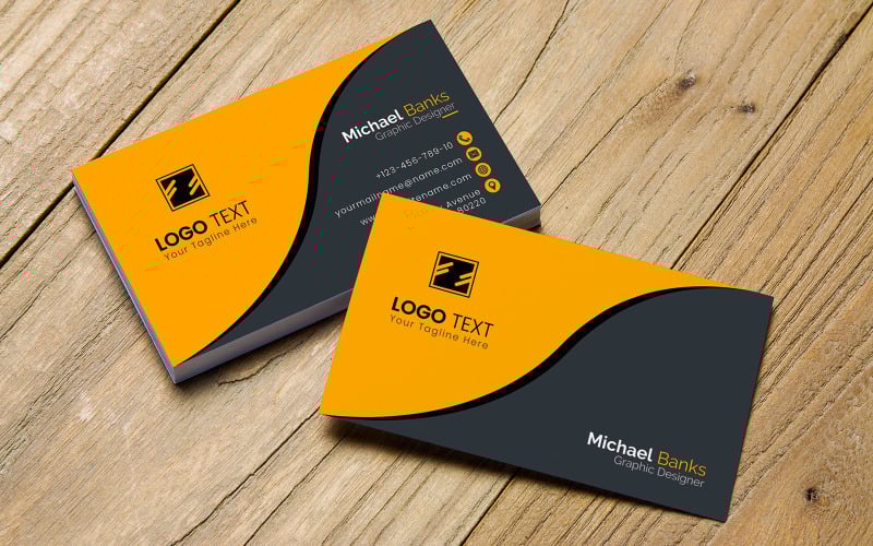 Modèle de conception de carte de visite créative simple pour un événement mémorable
