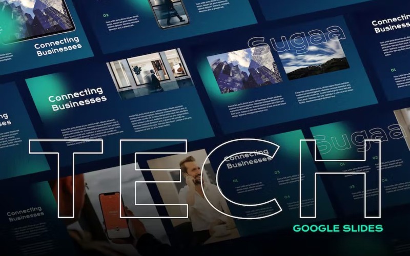 Sugaa - Tech Theme Google Slides Mall