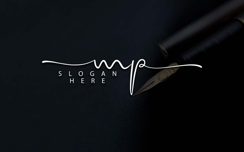Creatieve fotografie MP brief Logo ontwerp