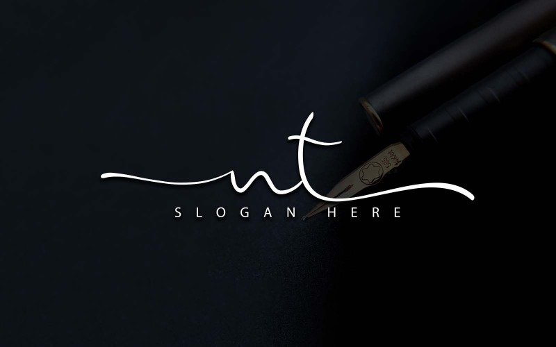 Creatieve fotografie NT brief logo ontwerp