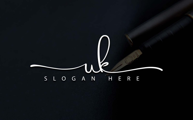 Fotografia creativa Design del logo della lettera del Regno Unito