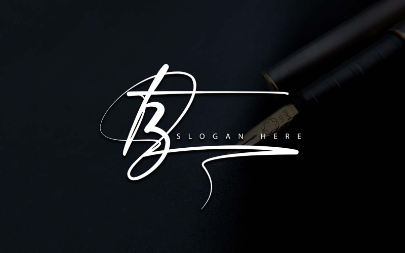 Fotografía creativa Diseño de logotipo de letra TZ