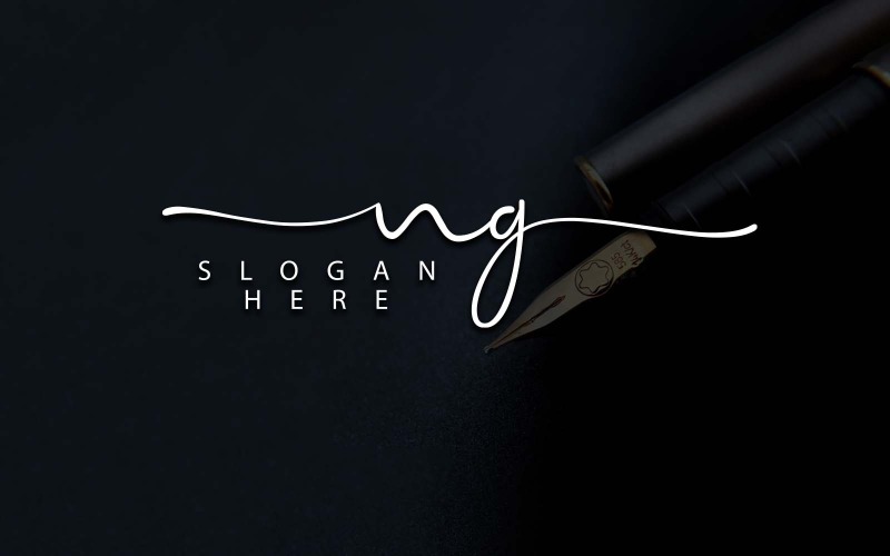 Fotografia creativa NG Letter Logo Design