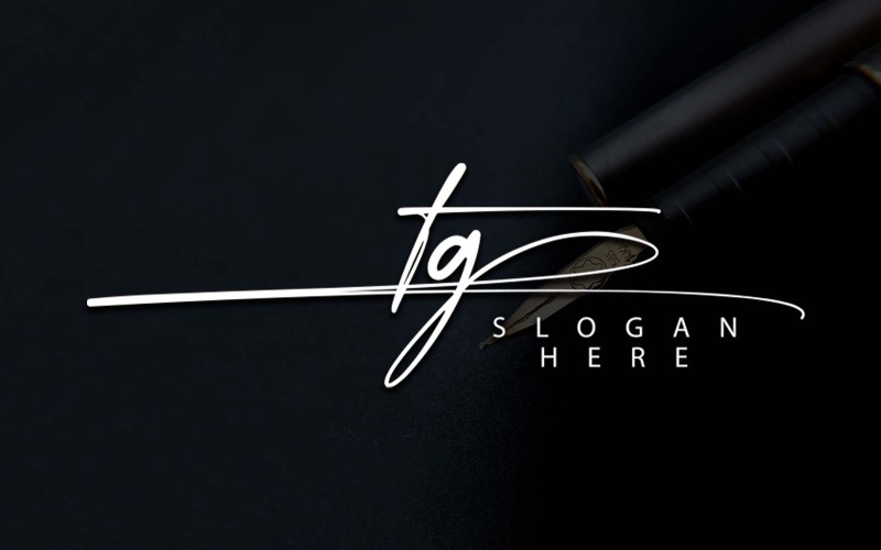 Fotografia creativa TG Lettera Logo Design