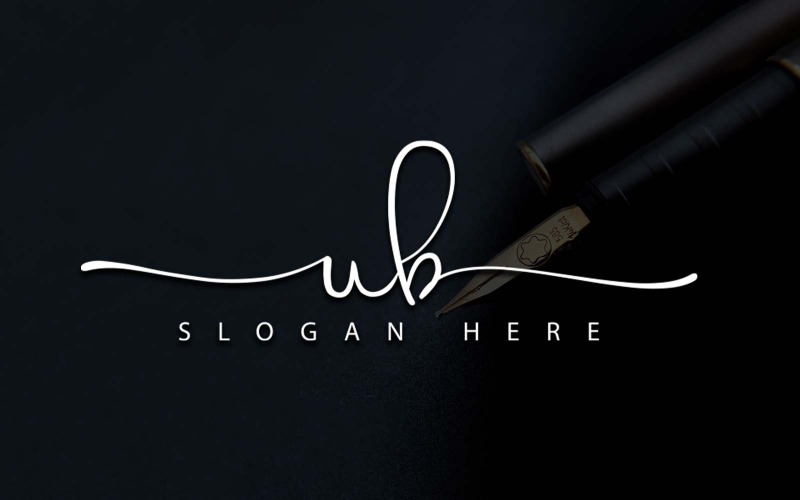 Fotografia creativa UB Letter Logo Design