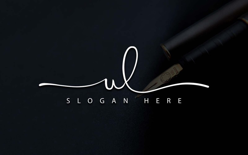 Kreativní fotografie UL Letter Logo Design
