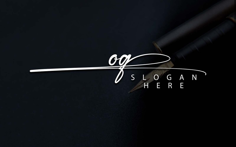 Creatieve fotografie OQ brief Logo ontwerp