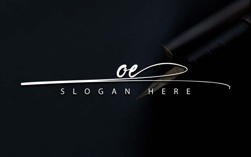 Fotografia creativa OE Lettera Logo Design