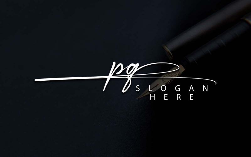 Fotografia creativa PQ Lettera Logo Design