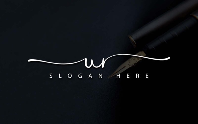 Fotografia creativa UR Letter Logo Design