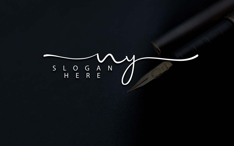 Kreativ fotografi NY Letter Logo Design